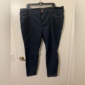 Dark Denim Plus Size Pants